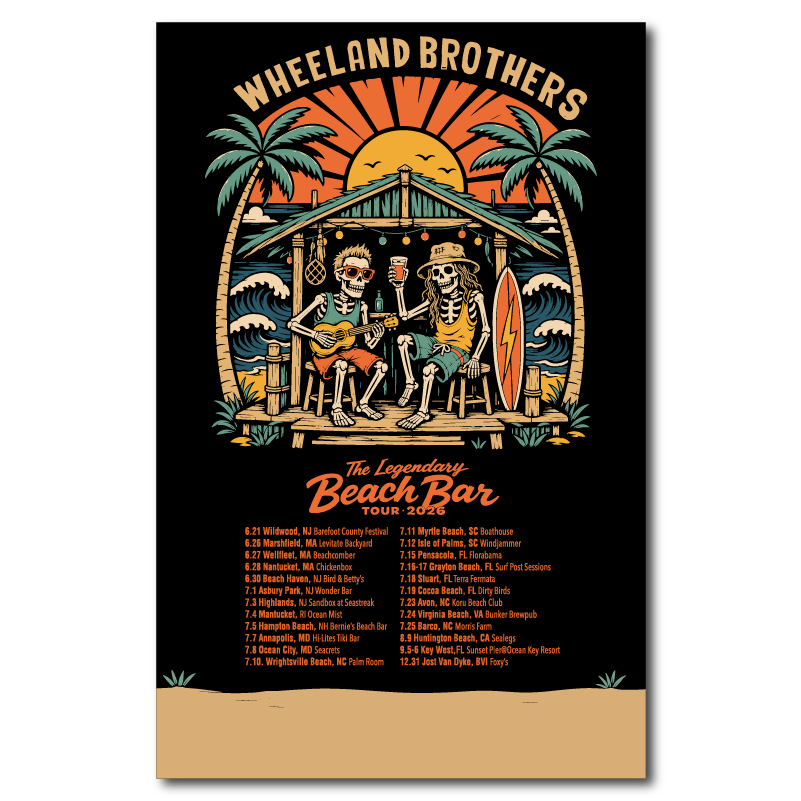 2026 Beach Bar Tour Poster