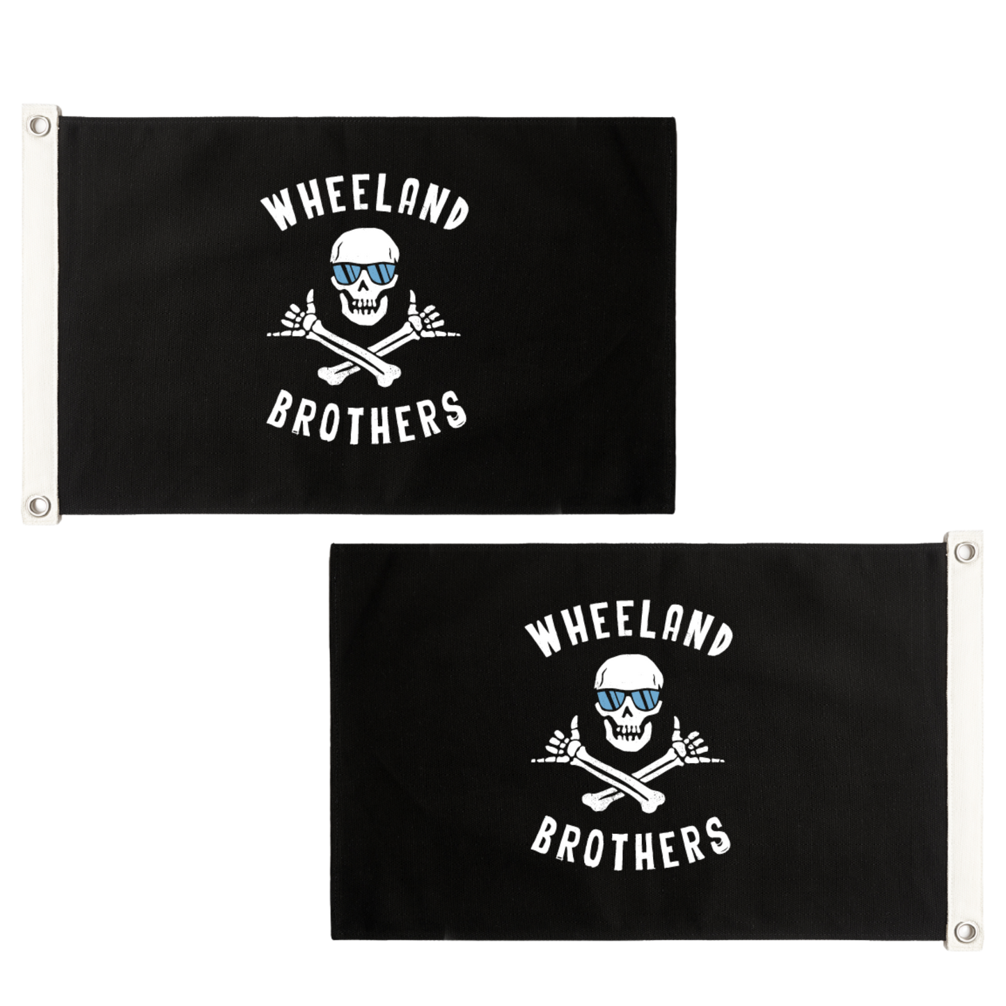 Wheeland Brothers Small Boat Flag - Double Sided Shaka Pirate
