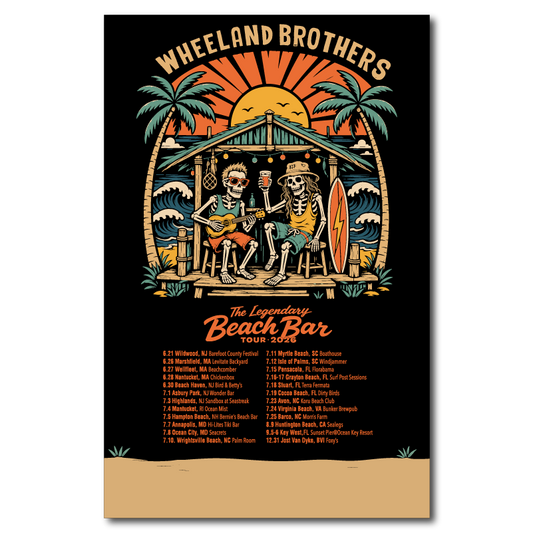 2026 Beach Bar Tour Poster