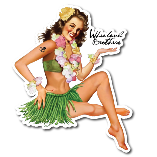 Wheeland Brothers Hula Decal
