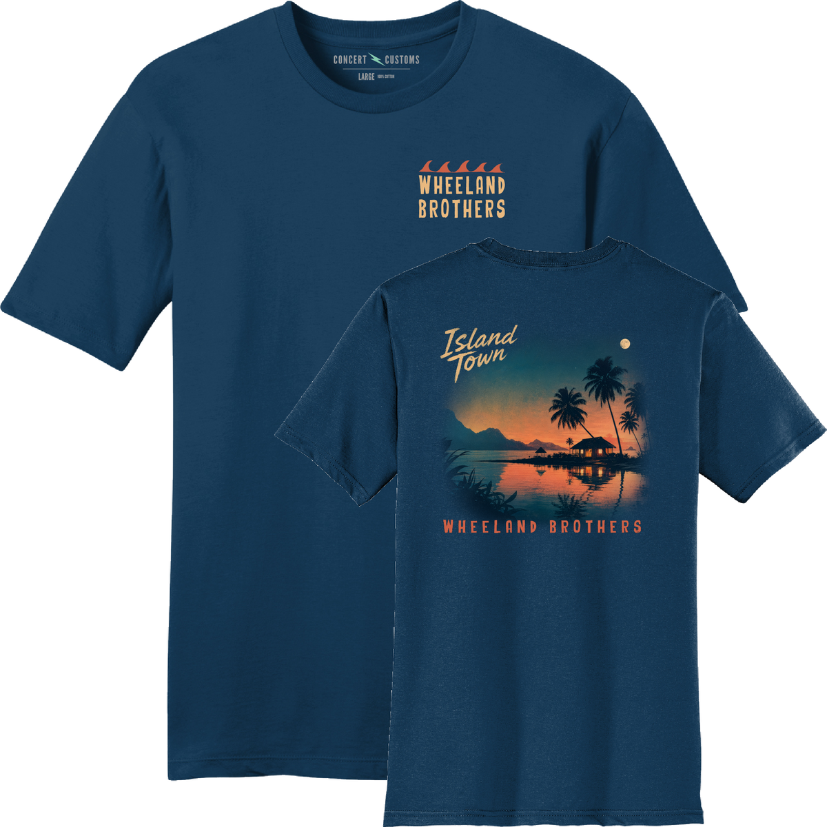 Wheeland Brothers Island Town T-Shirt