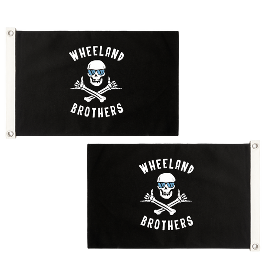 Wheeland Brothers Small Boat Flag - Double Sided Shaka Pirate