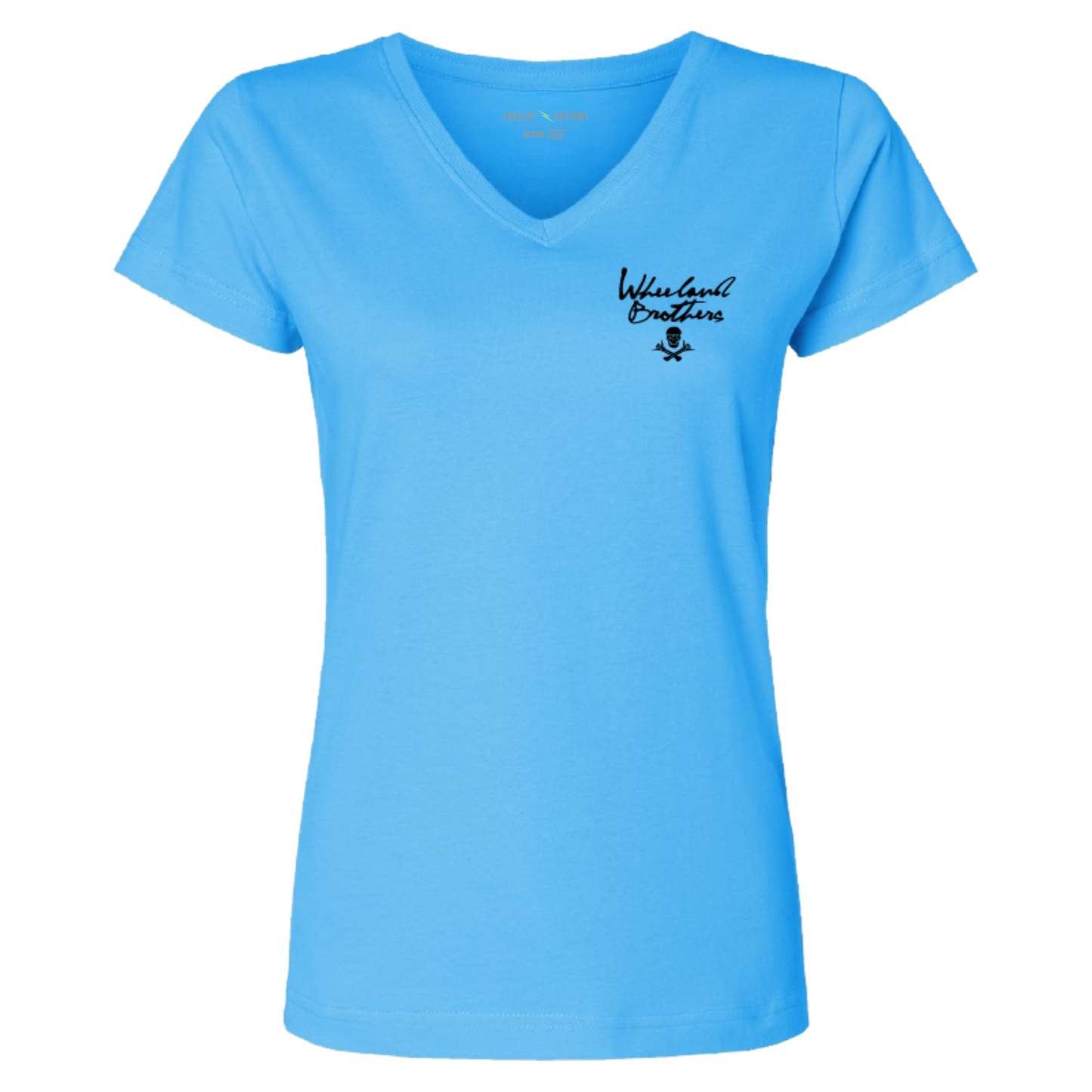 Wheeland Brothers Womens Hula V Neck T-Shirt