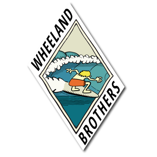Wheeland Brothers Toast to the Coast Sticker